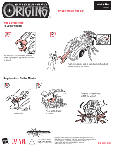 Handleiding Hasbro Spider-Man Origins Web Car