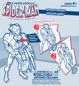 Manual Hasbro Spider-Man Spider Sense Spider-Man