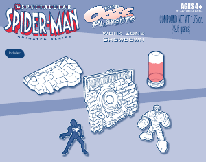 Manual Hasbro Spider-Man Work Zone Showdown