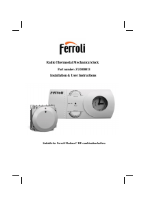Manual Ferroli ZU0800013 Thermostat