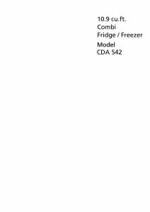 Manual BEKO CDA 542 Fridge-Freezer