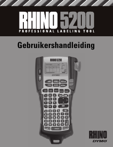 Handleiding Dymo RHINO 5200 Labelprinter