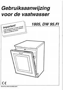 Handleiding Asko 1805 Vaatwasser