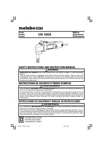 Manual de uso Metabo CN 16SA Punzonadora