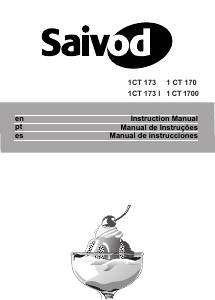 Manual Saivod 1 CT 170 Freezer