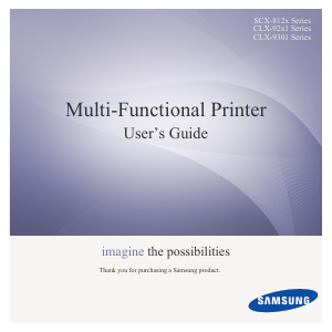 Handleiding Samsung SCX-8123NA Multifunctional printer