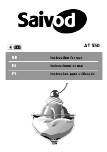 Manual de uso Saivod AT 550 Congelador