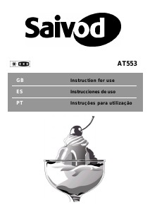 Manual de uso Saivod AT 553 Congelador