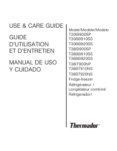 Mode d’emploi Thermador T36IB900SP Réfrigérateur combiné