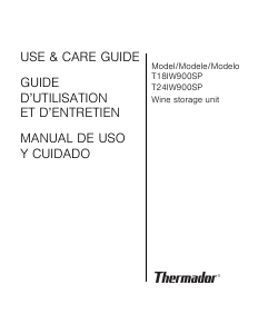 Handleiding Thermador T24IW900SP Wijnklimaatkast