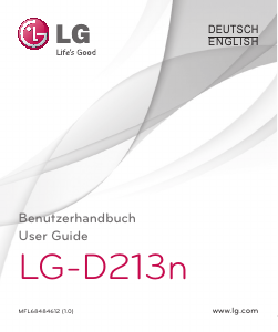 Handleiding LG D213n L50 Sporty Mobiele telefoon