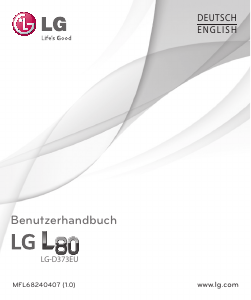 Handleiding LG D373 L80 Mobiele telefoon