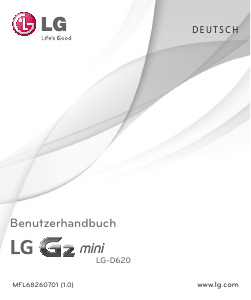 Bedienungsanleitung LG D620 G2 Mini Handy