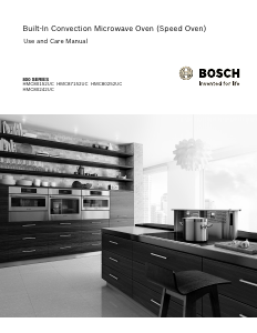Manual de uso Bosch HMC87152UC Microondas