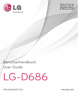 Handleiding LG D686 G Pro Lite Dual SIM Mobiele telefoon