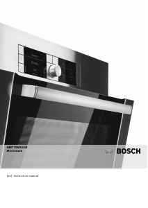 Manual Bosch HMT75M551B Microwave