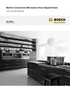 Manual Bosch HMC54151UC Microwave