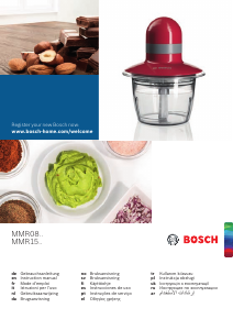 Kullanım kılavuzu Bosch MMR15A1 Doğrayıcı