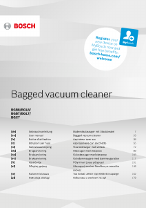 Manual Bosch BGB8PET1 Vacuum Cleaner