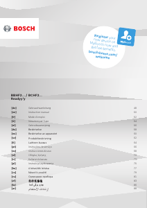 Bedienungsanleitung Bosch BCHF2MX20 Readyyy Staubsauger