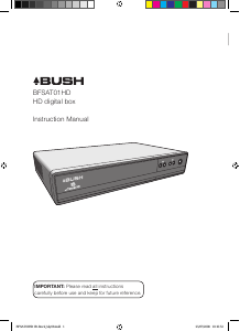 Handleiding Bush BFSAT01HD Digitale ontvanger