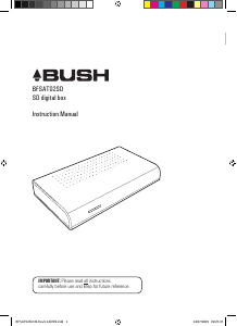 Manual Bush BFSAT02SD Digital Receiver