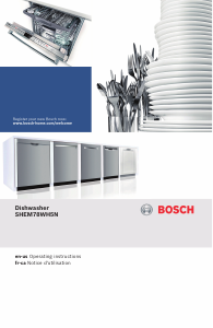 Manual Bosch SHEM78WH5N Dishwasher