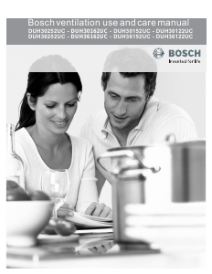 Manual Bosch DUH36252UC Cooker Hood