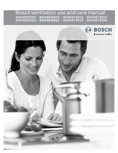 Manual Bosch DUH30152UC Cooker Hood