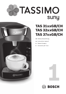 Manual Bosch TAS3102GB Tassimo Suny Coffee Machine