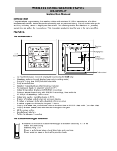 Manual La Crosse WS-9257U-IT Weather Station