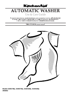 Manual KitchenAid KAWS850JQ2 Washing Machine
