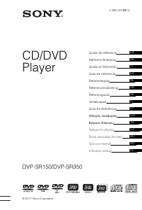Manual Sony DVP-SR350 DVD player