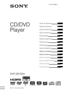 Instrukcja Sony DVP-SR750H Odtwarzacz DVD