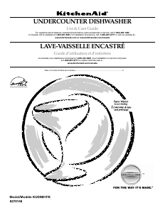 Mode d’emploi KitchenAid KUDM01FKWH1 Lave-vaisselle