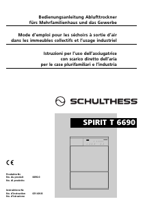 Bedienungsanleitung Schulthess Spirit T 6690 Trockner