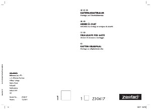 Manuale Zoofari IAN 68669 Tiragraffi