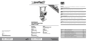 Bedienungsanleitung Zoofari IAN 290895 Kratzbaum