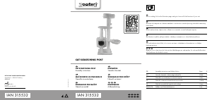 Bedienungsanleitung Zoofari IAN 315532 Kratzbaum