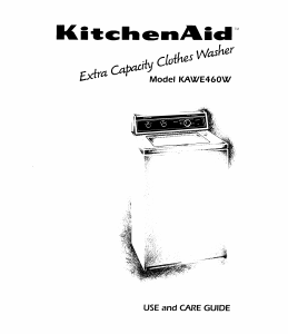 Manual KitchenAid KAWE460WWH2 Washing Machine