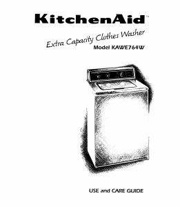 Manual KitchenAid KAWE764WAL1 Washing Machine