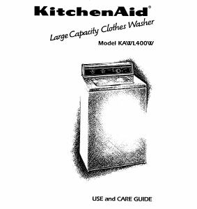 Handleiding KitchenAid KAWL400WWH0 Wasmachine