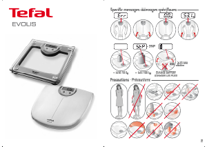 Instrukcja Tefal PP4048 Evolis Waga