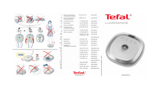 Посібник Tefal PP8043 Luminance Ваги