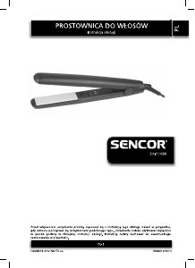 Instrukcja Sencor SHI 110BK Prostownica