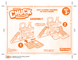 Manual Hasbro Tonka Chuck & Friends Ramp & Repair Garage