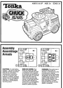 Manual de uso Hasbro Tonka Chuck My Talkin Fire Truck