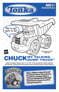 Manual Hasbro Tonka Chuck My Talking Dump Truck