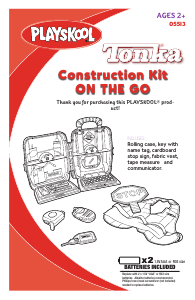 Handleiding Hasbro Tonka Construction Kit On-The-Go