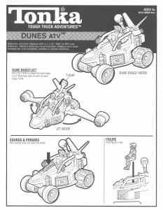 Manual Hasbro Tonka Dunes ATV